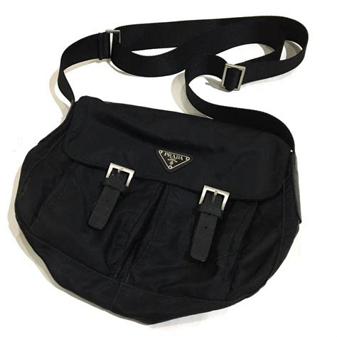 vintage prada bag black|vintage prada nylon crossbody bag.